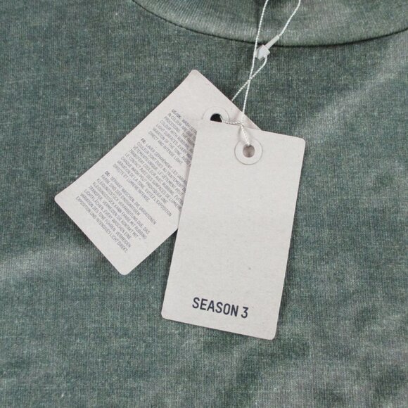 YEEZY Season 3 Camo Shirt Adult XL Green Long Sleeve Oversized Zipper Pocket NWT - Picture 3 of 11